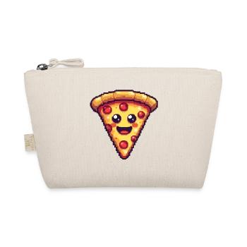 Pixel Pizza Smiling Slice - Organic Pouch - nature - Front