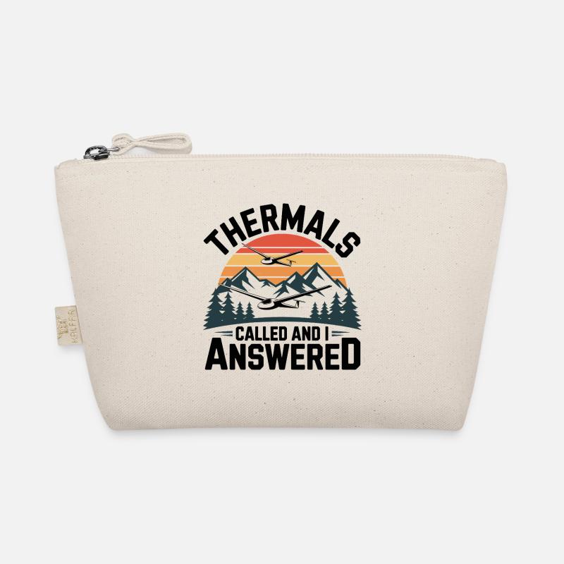 Glider thermals call, I answer – gliding Organic Pouch