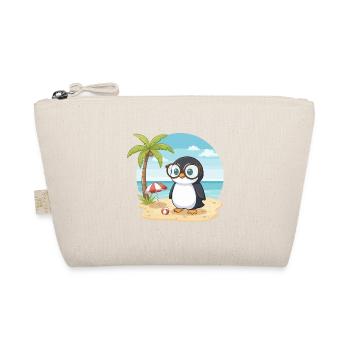 Vacances d’été de Plage du Pingouin Mignon aux Lunettes - Trousse biologique - nature - Devant