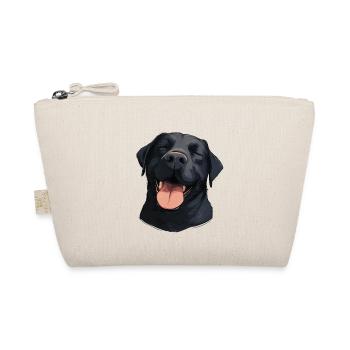 Labrador noir heureux - Chien avec le sourire - Trousse biologique - nature - Devant
