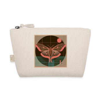 Luna Moth – Rétro Geometry Moth Design - Trousse biologique - nature - Devant