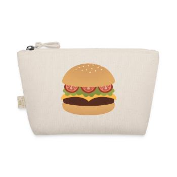 Klassische Burger Flat Kunst - Bio-Täschchen - Natur - Vorne