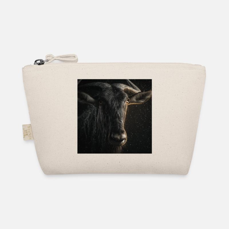 Wildebeest in the Rain Dramatic Wildlife Africa Power Organic Pouch