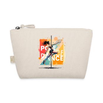 Pole Dance Poledancerin edel akrobatisch Geschenk - Bio-Täschchen - Natur - Vorne