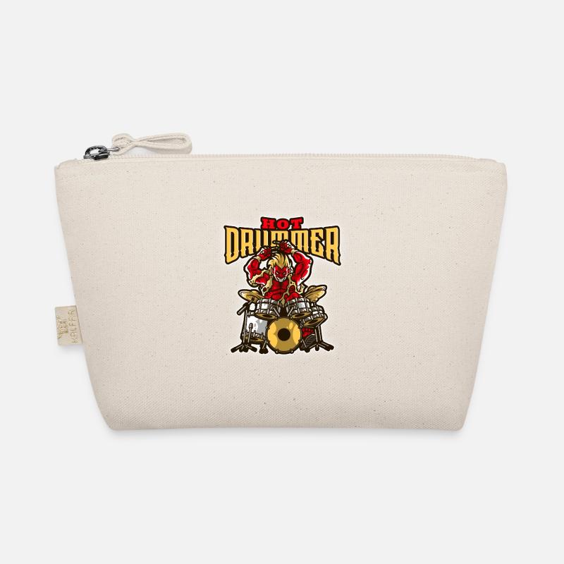 Drums Schlagzeug - Hot Drummer Schlagzeuger Organic Pouch