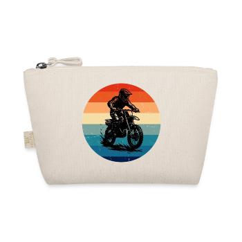 Great Motocross Gift for Motocross - Organic Pouch - nature - Front