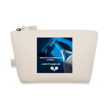 Padel Saying Tee - Organic Pouch - nature - Front