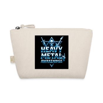 Heavy Metal Awakenings Skull Guitar - Organic Pouch - nature - Front