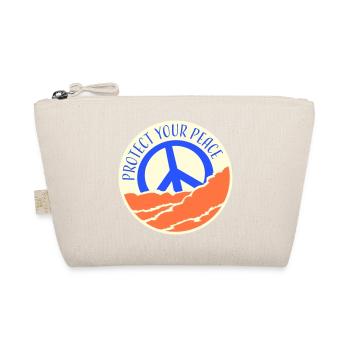 Protect Your Peace Mental Health Mindfulness - Organic Pouch - nature - Front