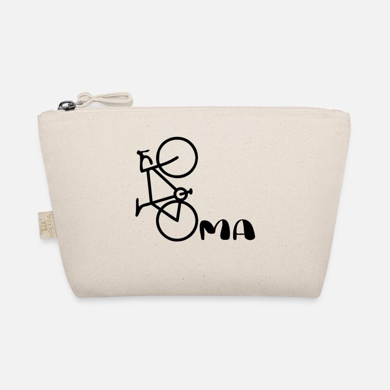 Granny Cyclist Bicycle Organic Pouch