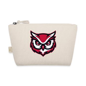 Mascotte Chouette Rouge Blanc - Trousse biologique - nature - Devant