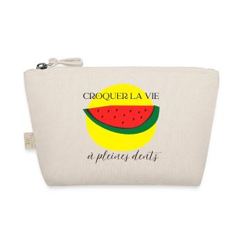 Live life to the fullest - Organic Pouch - nature - Front