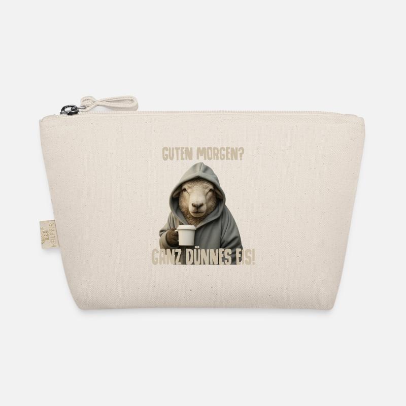 Café du matin avec sweat à capuche mouton Trousse biologique