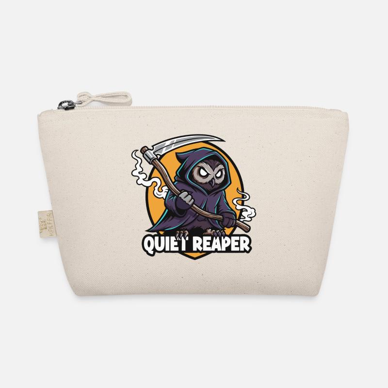 Stille Sensenjäger-Eule Bio-Täschchen