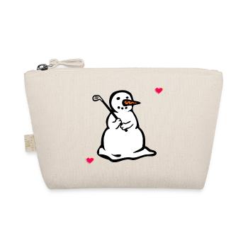Bonhomme de neige pour enfants golfeurs en hiver - Trousse biologique - nature - Devant