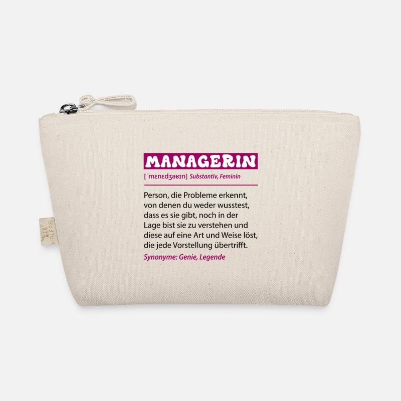 Manager Definition Funny Profession Saying Office Organic Pouch