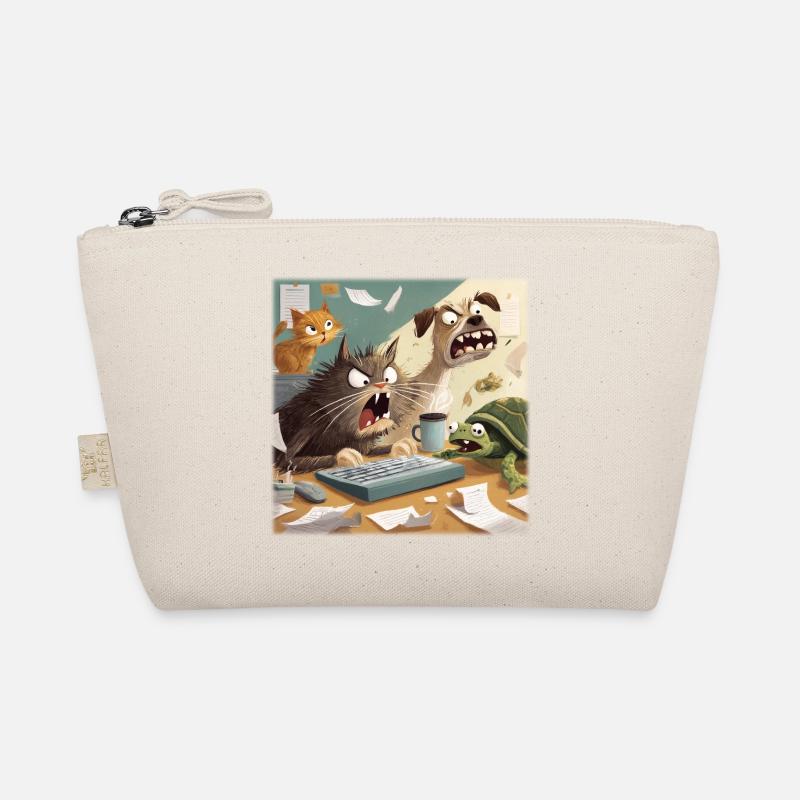 Animal office chaos Organic Pouch