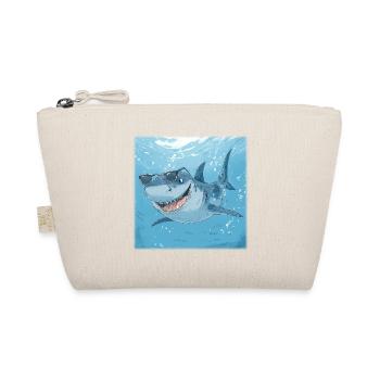 Casual Sunglasses Shark – Cool Under Water - Organic Pouch - nature - Front