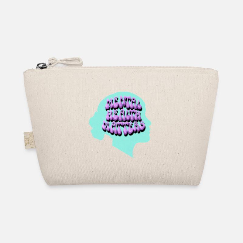 Mental Health Matters Pop Art - Bio-Täschchen - Natur
