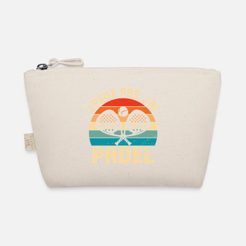 I can't I have padel Organic Pouch