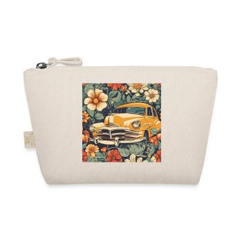 Voiture ancienne dans le cosmos fleuri - Trousse biologique - nature - Devant