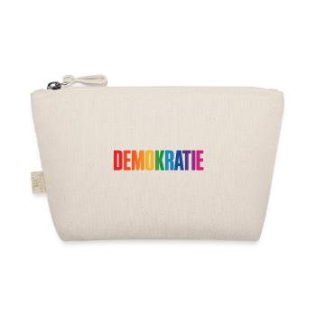 Demokratie - Cool Pride Logo - Bio-Täschchen - Natur - Vorne