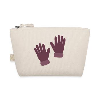 Mauve-Minimalistenhandschuh-Druck - Bio-Täschchen - Natur - Vorne