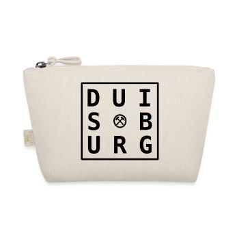 Duisburg Ruhrpott Motif Gift & Souvenir - Organic Pouch - nature - Front