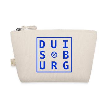 Duisburg Ruhrpott Design Gift & Souvenir Blue - Organic Pouch - nature - Front