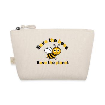 Save the Bees – Save our bees and the earth - Organic Pouch - nature - Front