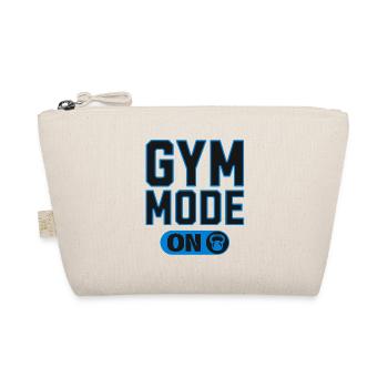 Gym Mode on – Fitness Strength Design - Organic Pouch - nature - Front