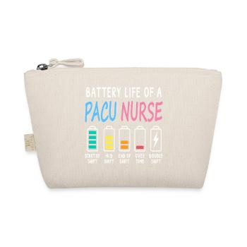 Niveau de batterie d’un soignant en salle de réveil humour - Trousse biologique - nature - Devant