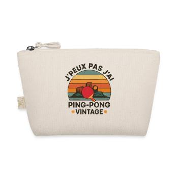 Ping-Pong Vintage Crépuscule - Organic Pouch - nature - Front