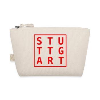 Stuttgart Tasche Souvenir Geschenk - Bio-Täschchen - Natur - Vorne