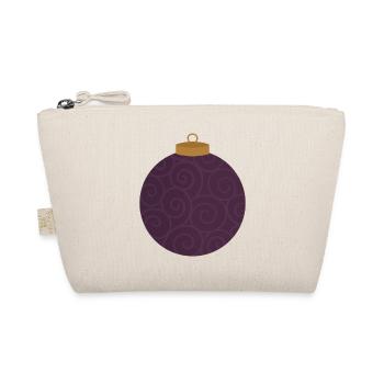 Swirled Purple Ornament - Organic Pouch - nature - Front