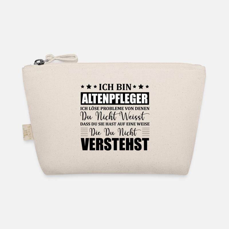 Altenpfleger Pflege Beruf Arbeit Spruch Geschenk Bio-Täschchen