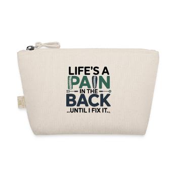Licensed DC Musculoskeletal Clinical Adjustment  - Organic Pouch - nature - Front