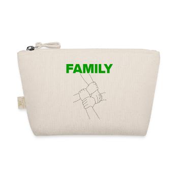 Family – Together we're strong, family power - Organic Pouch - nature - Front