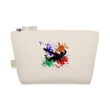 Swimmer Colored Paint Shards - Organic Pouch - nature - Front