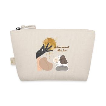 Golden Moment Hand to the Circle of the Sun - Organic Pouch - nature - Front