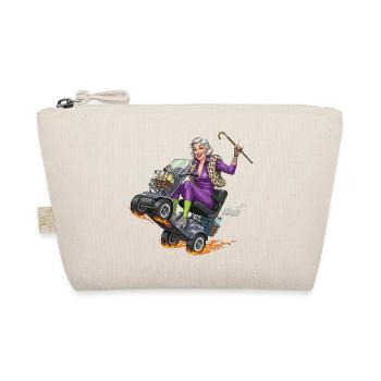 Granny Purple auf Renn-Elektroroller - Bio-Täschchen - Natur - Vorne