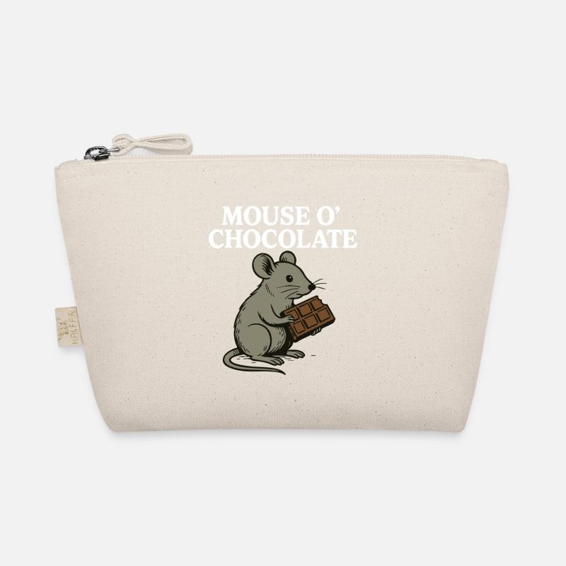 Mouse o'Chocolate Funny Pun Mouse Organic Pouch