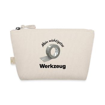 My most important tool: Duct tape, gaffer tape - Organic Pouch - nature - Front