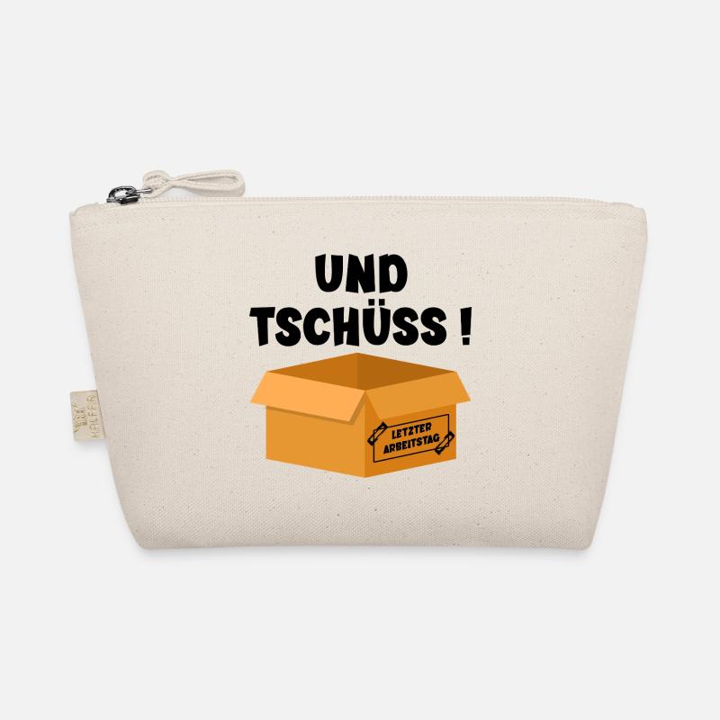 Letzter Arbeitstag Tschüss Karton Bio-Täschchen