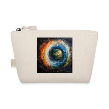 Earth's world in a swirl of colour - Organic Pouch - nature - Front