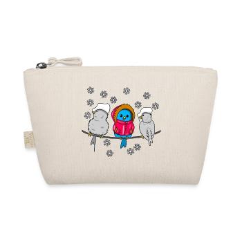 Dessin animé des oiseaux d’hiver dans la neige - Trousse biologique - nature - Devant