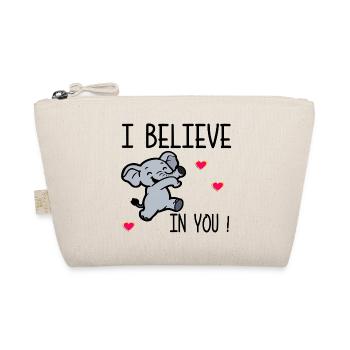 Motivation - I believe in you - Organic Pouch - nature - Front