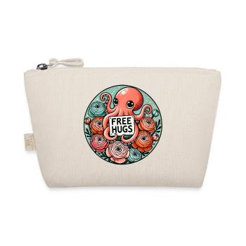 Oktopus-freie Umarmungsrunde Patch - Bio-Täschchen - Natur - Vorne