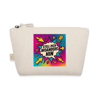 Stand somewhere else Popart - Organic Pouch - nature - Front