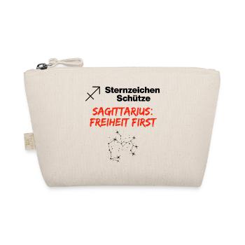 Sternzeichen Schütze – Freiheit first - Bio-Täschchen - Natur - Vorne